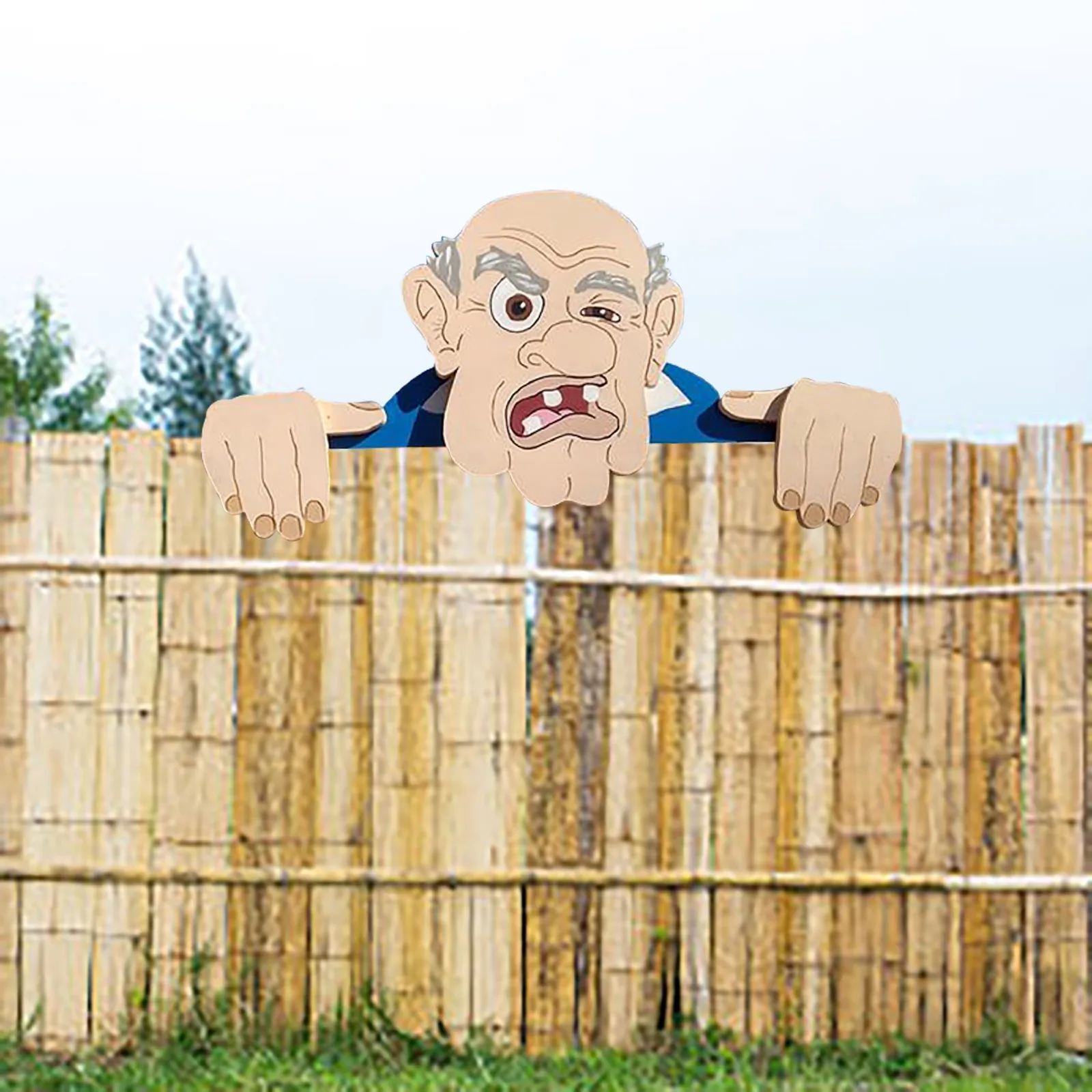 Иллюстрация в виде сердитых стариков и леди украшение для сада художественное