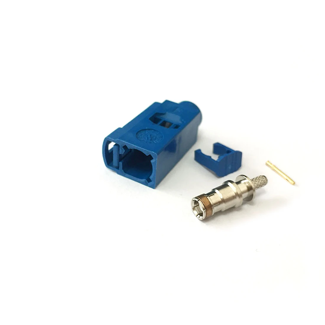 

1pc Fakra C Female Jack Connector Blue Color Crimp For RG316 RG174 Cable For GPS Navi Wholesale Price