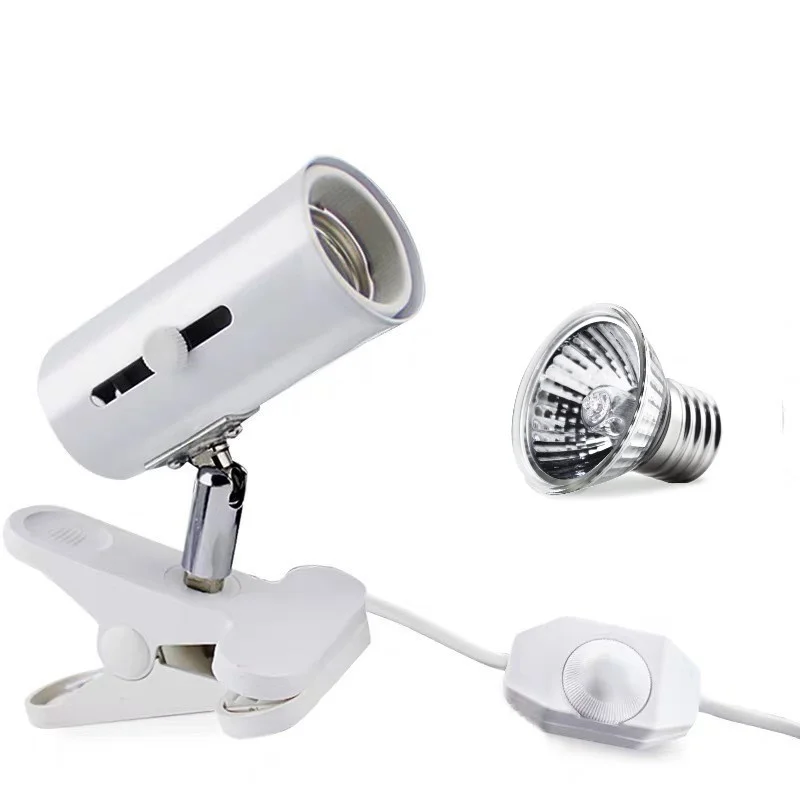 

UVA+UVB 3.0 Reptile Lamp Kit with Clip-on Ceramic Light Holder Heating Lamp Set