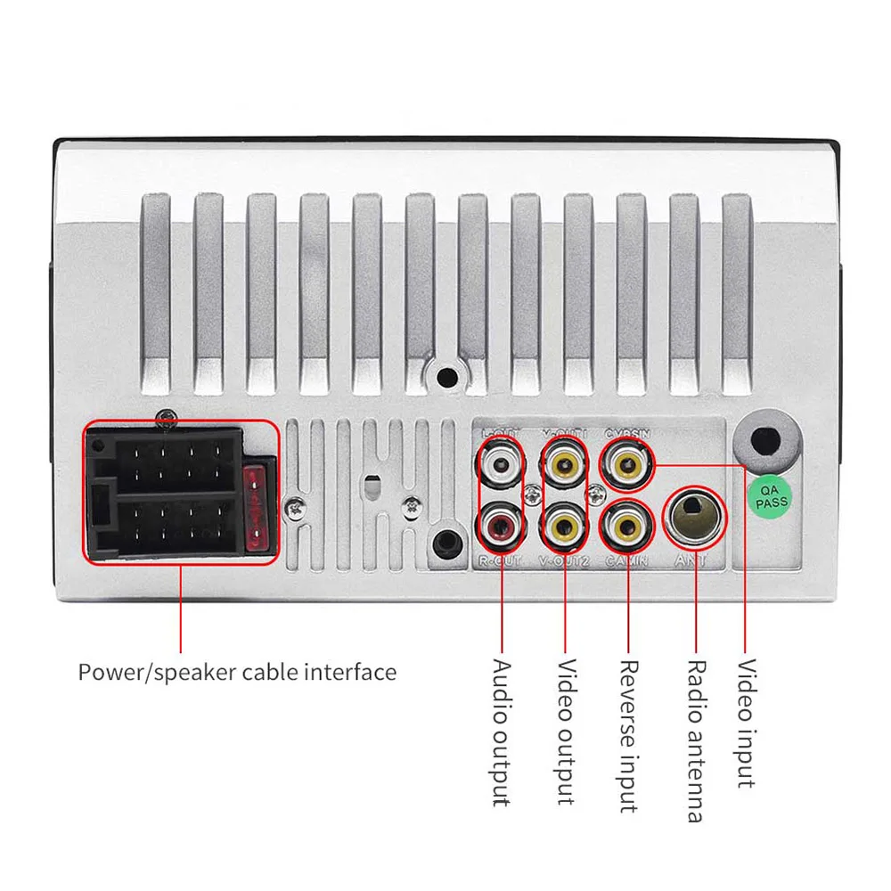 

New 12V Vehicle Stereo Receiver 2 Din Car Radio Set 7in HD Touch Screen with Remote Control BT Handsfree Automotive MP5 Player