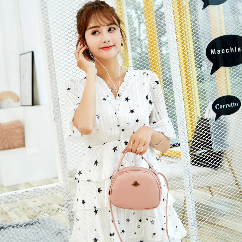 

Women's bag shoulder messenger casual small fresh bag trend fashion women's bag mobile phone bag new portable oval bag