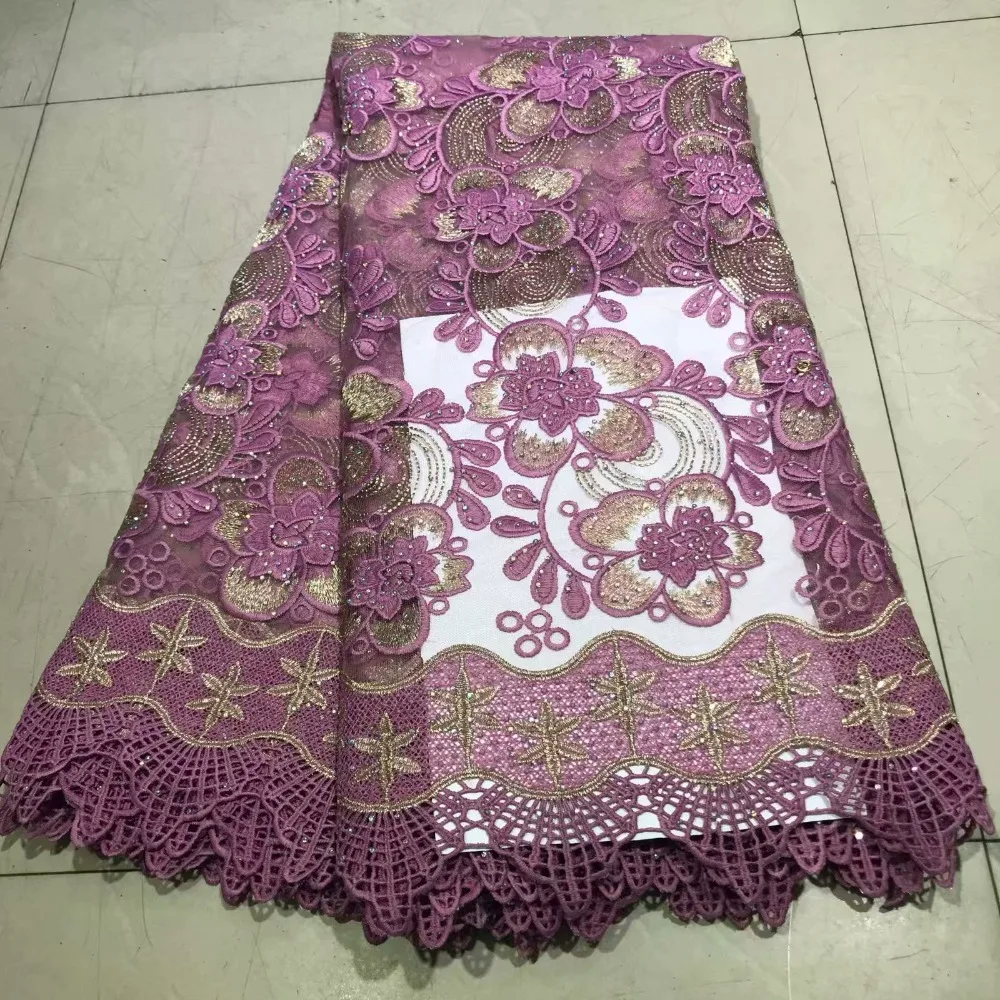 Красная французская кружевная ткань Стразы 2019 высококачественные африканские