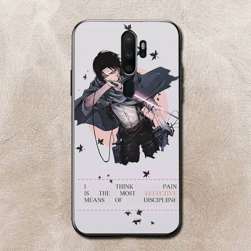 

Anime Attack On Titan Phone Case for Vivo Y91C Y11 17 19 17 67 81 Oppo A9 2020 Realme c3
