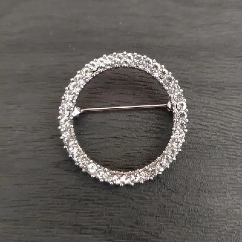 Новинка простые креативные хрустальные броши булавки брошь для кардигана