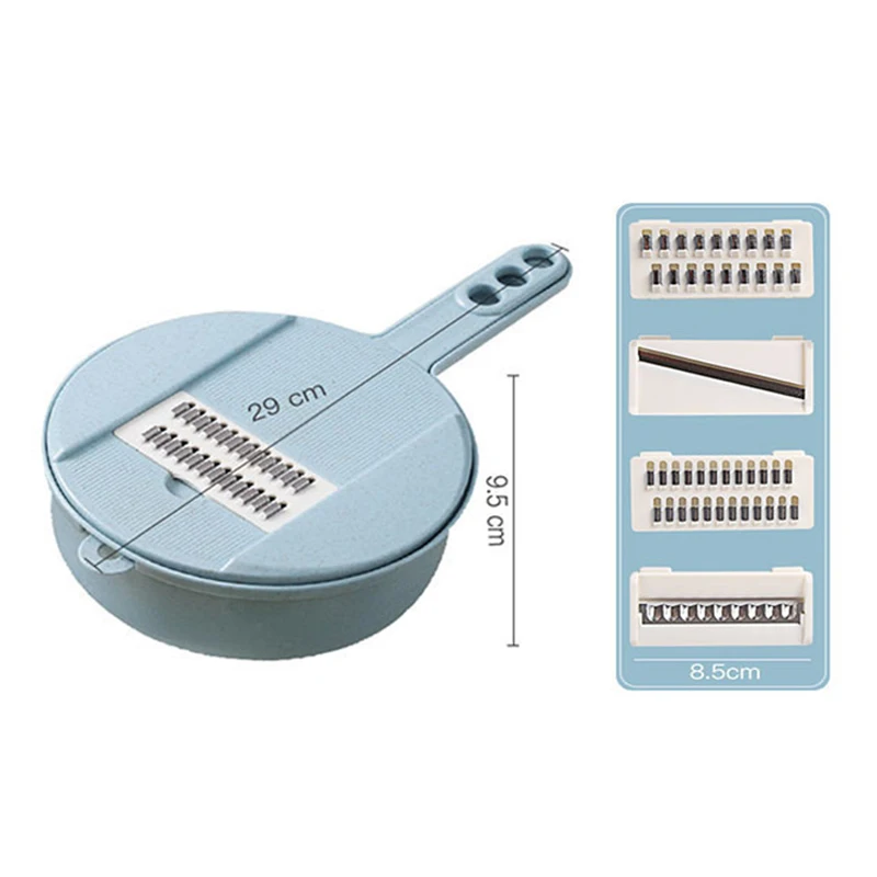 

12 In 1 Multifunctional Vegetable Cutter Carrot Potato Mandoline Slicer Kitchen Fruit Grater Peeler Manual Chopper Shredder Tool