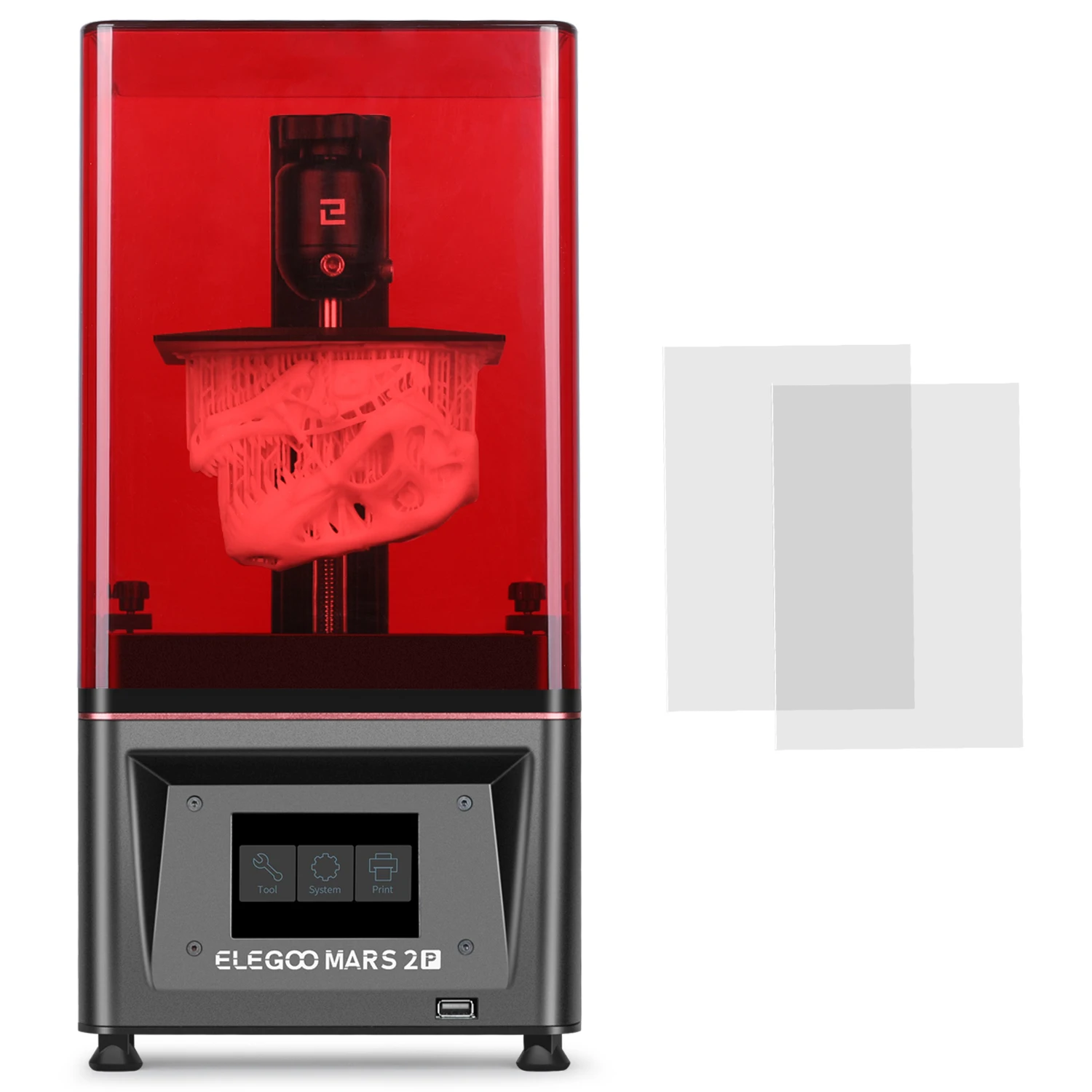  ELEGOO MARS 2 PRO 3D Printer Mono SLA 3D Printer UV Photocuring LCD 3D Printer 2K Monochrome LCD impressora 3d 