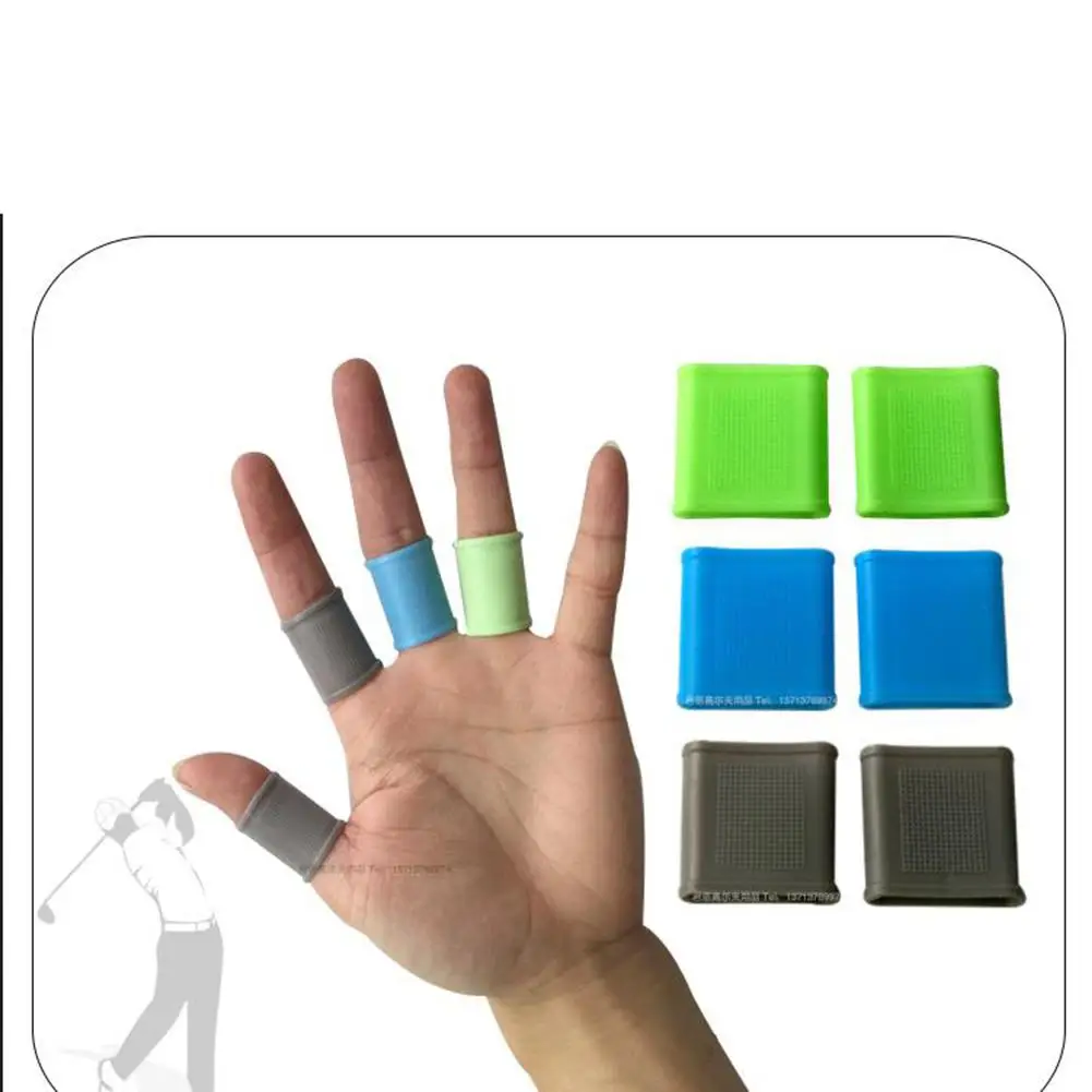 

Quality Golf Silicone Finger Sleeve Golf Finger Toe Support Sleeve Protector Grip Multi Color Protective Cover Safety for Men
