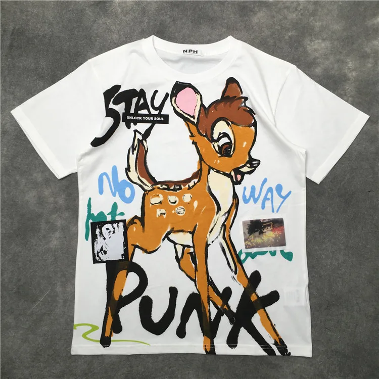 Новая новинка мужские футболки с надписью Fawn больше не ухаживают за кожей