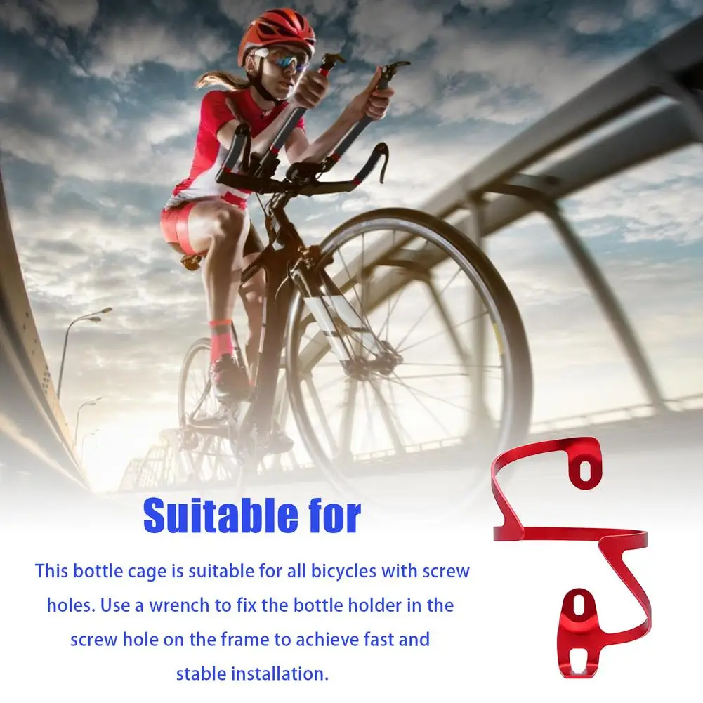 

Легкая прочная конструкция, подставка для бутылок горного велосипеда, легкая установка, подставка для бутылок для электрического велосипе...