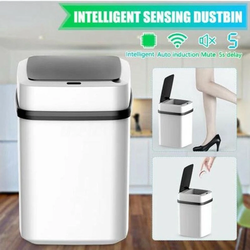 Умный мусорный бак с крышкой автоматическая индукция инфракрасный датчик для