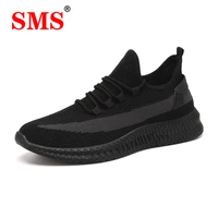 sms new men sheos mesh fashion sneakers casual running shoes lace up lightweight shoes outdoor comfortable breathable shoes