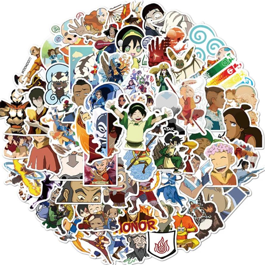 

10/30/50 Cartoon Cartoon Graffiti Stickers Mobile Phone Case Skateboard Bag Waterproof Paper Toy Ornaments Wholesale