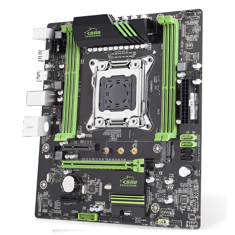 Материнская плата JINGSHA X79 LGA 2011 Combo xeon e5 2650 v2 набор ЦП 16 Гб = 4X4 ГБ DDR3 RAM 1600 МГц ECC REG SATA3