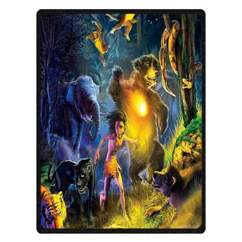 The Jungle Book покрывало одеяло супер мягкое фланелевое на заказ для использования