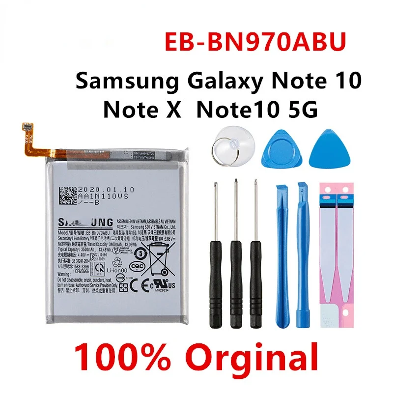 

Оригинальная фотобатарея 3500 мАч для Samsung Galaxy Note 10 Note X Note10 NoteX Note10 Фотоэлементы и инструменты