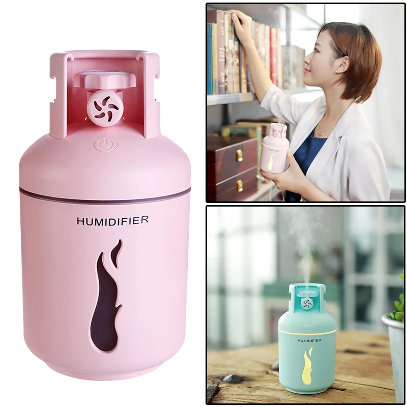 

Usb Humidifier Creative Gas Tank Type With Aromatherapy Tablets For Home Bedroom Mini Mute Air Humidification Diffuser
