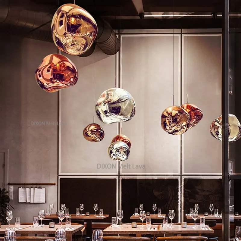 Скандинавский светодиодный светильник расплав талая лава подвесной s лофт