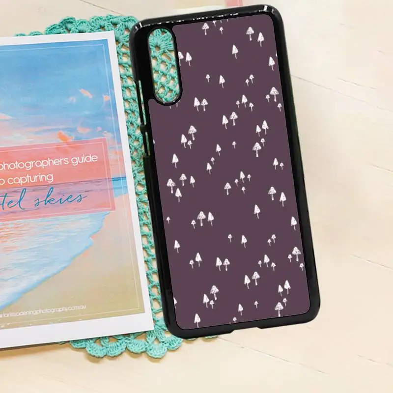 

Cactus and Mushrooms Elegant plant Phone Case PC for iPhone 11 12 pro XS MAX 8 7 6 6S Plus X 5S SE 2020 XR