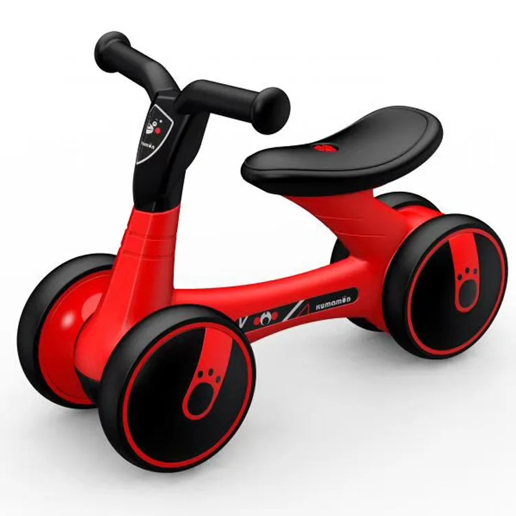 Children's Balance Car Scooter Baby Walker 1-3 Y No Pedal Yo Car Four-wheeled Treadmill Walk Car  Riding Toddler Toys