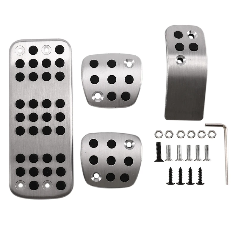 1 набор серебряных ускоритель сцепные подножка педали наклейки TTCR II