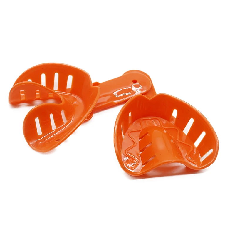 5pairs Dental Tray for Children Disposable Plastic Impression Tray Full Mouth Mold Tray