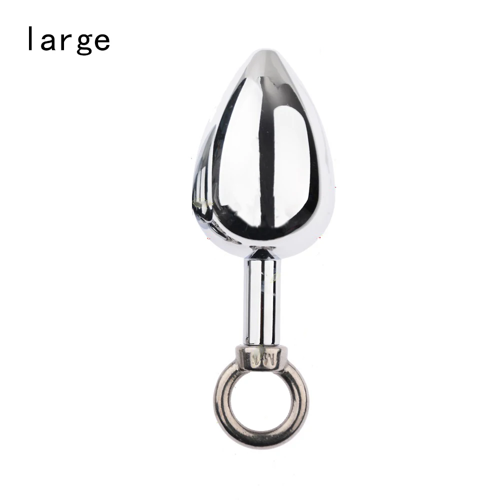 Металлическая Анальная пробка массажер простаты анус мастурбатор расширитель