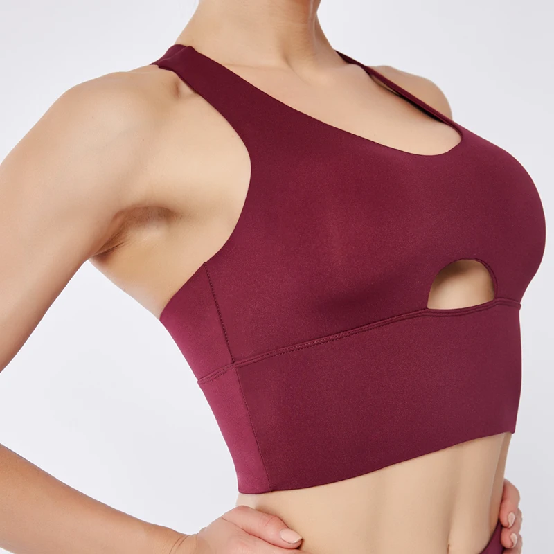 Майка для йоги с эффектом пуш-ап женская спортивная одежда бюстгальтеры Удобная
