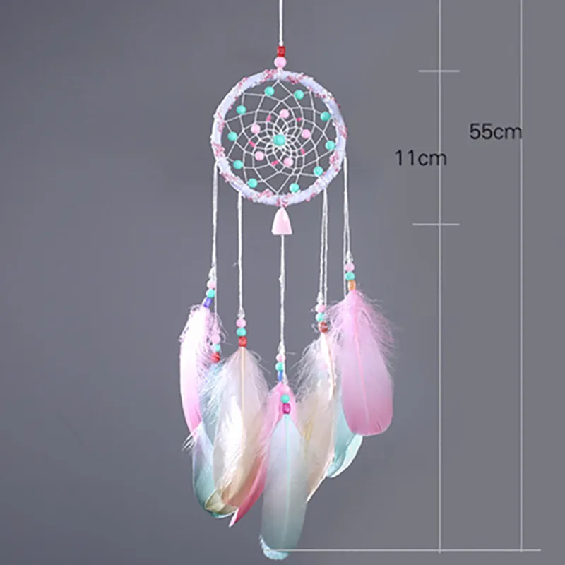 Детская комната перо ремесла Ловец снов колокольчиков ручной работы индийских