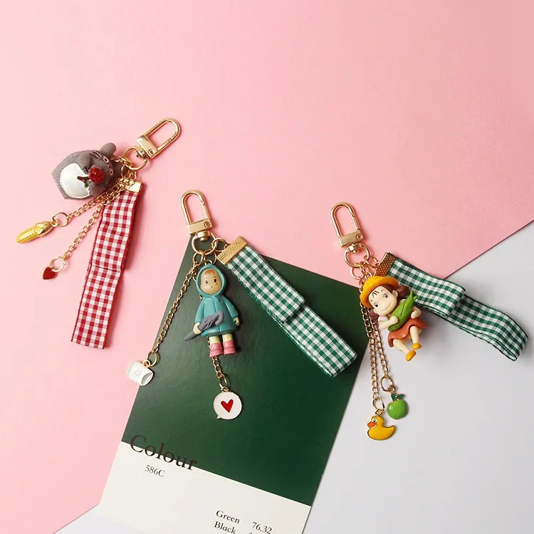 Милые брелоки totoro в виде маленькой принцессы невесты корейские женские кукла