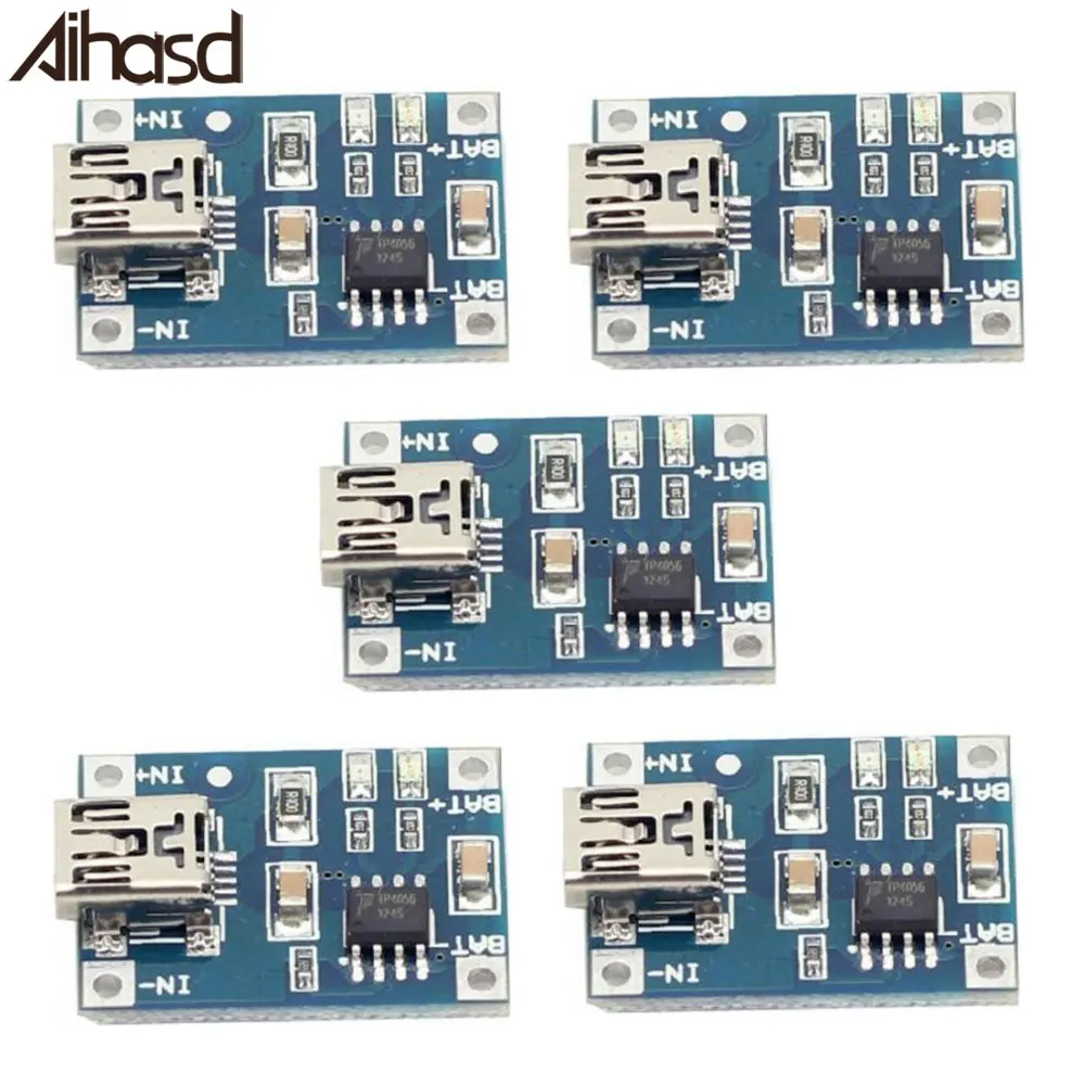 5 шт. TP4056 в мини USB 1A литиевая батарея зарядное устройство Модуль|charging board|charger