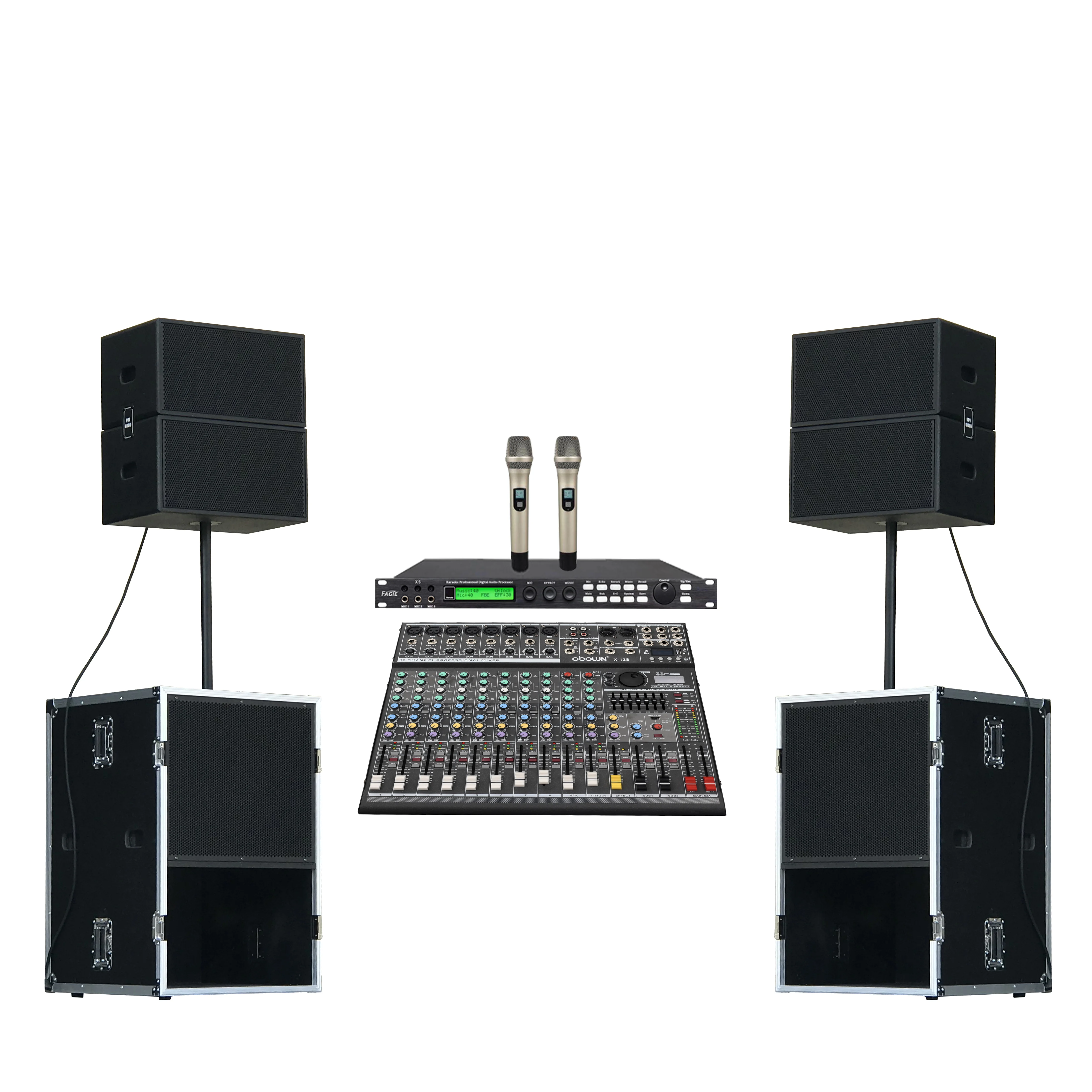 Профессиональный аудио DJ линейный массив динамик Q1 для сценического монитора