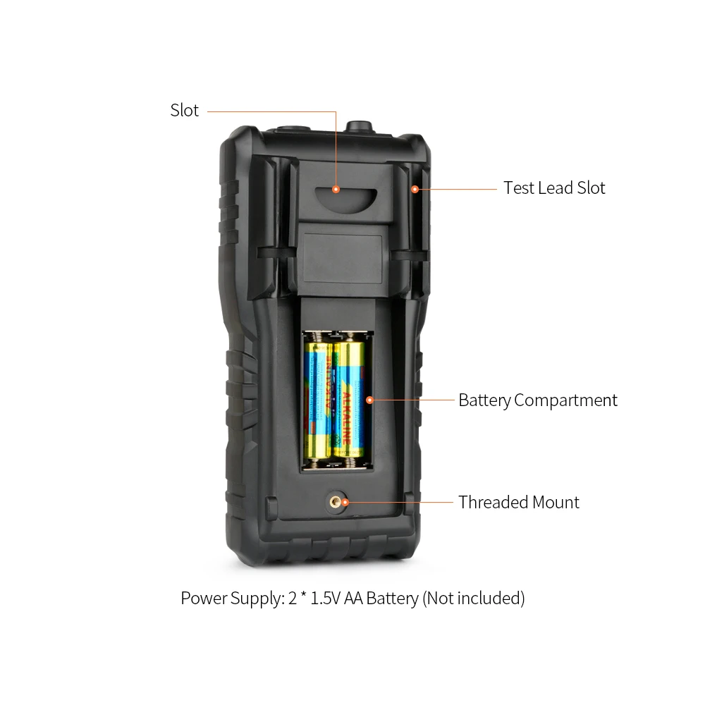 MESTEK 10000 отсчетов DM100 True-RMS цифровой мультиметр AC/DC напряжение тока Сопротивление Емкость Частота мультиметры