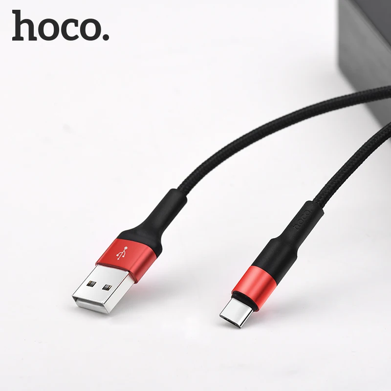 HOCO USB C кабель для Samsung S9 S8 2A Type быстрой зарядки Xiaomi Mi 8 A1 Huawei Синхронизация данных USBC