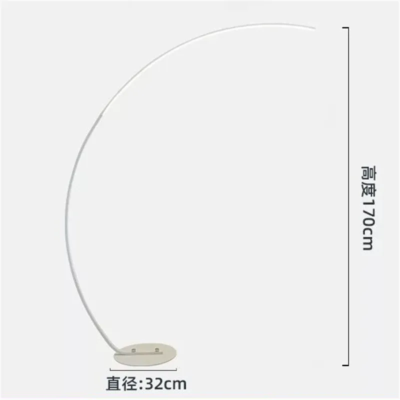 Домашняя Напольная Лампа в скандинавском стиле форме дуги современный