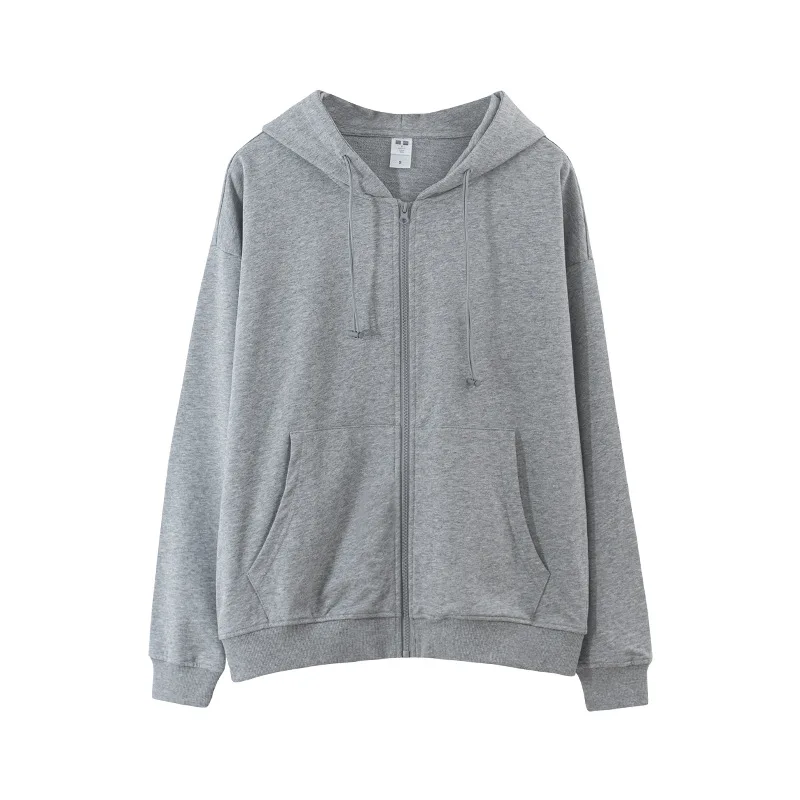 

Новинка 320 г Хлопковая женская толстовка кардиган красный фиолетовый свитер на Молнии Черная Мужская спортивная одежда большая парная Толс...