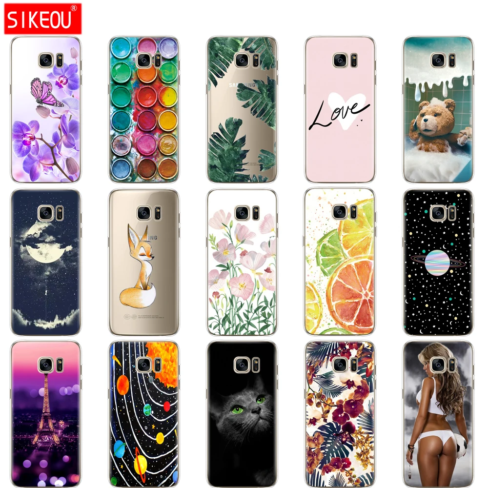 Силиконовый чехол для телефона Samsung Galaxy S7 G930F G930FD G930W8 телефона|Бамперы| |