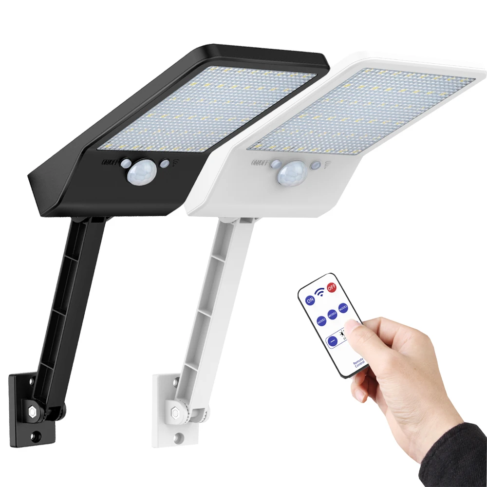KDL Solar-Lamp Wall-Light Ip65 Remote-Control Led Outdoor Waterproof Radar-Motion Pole 48 LED | Лампы и освещение