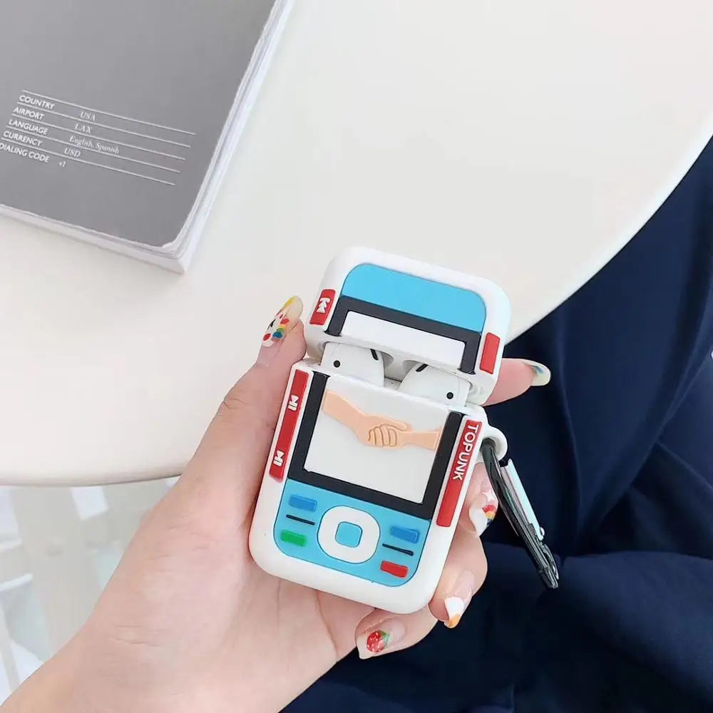 Роскошный милый 3D крутой дизайн классический мобильный телефон силиконовый