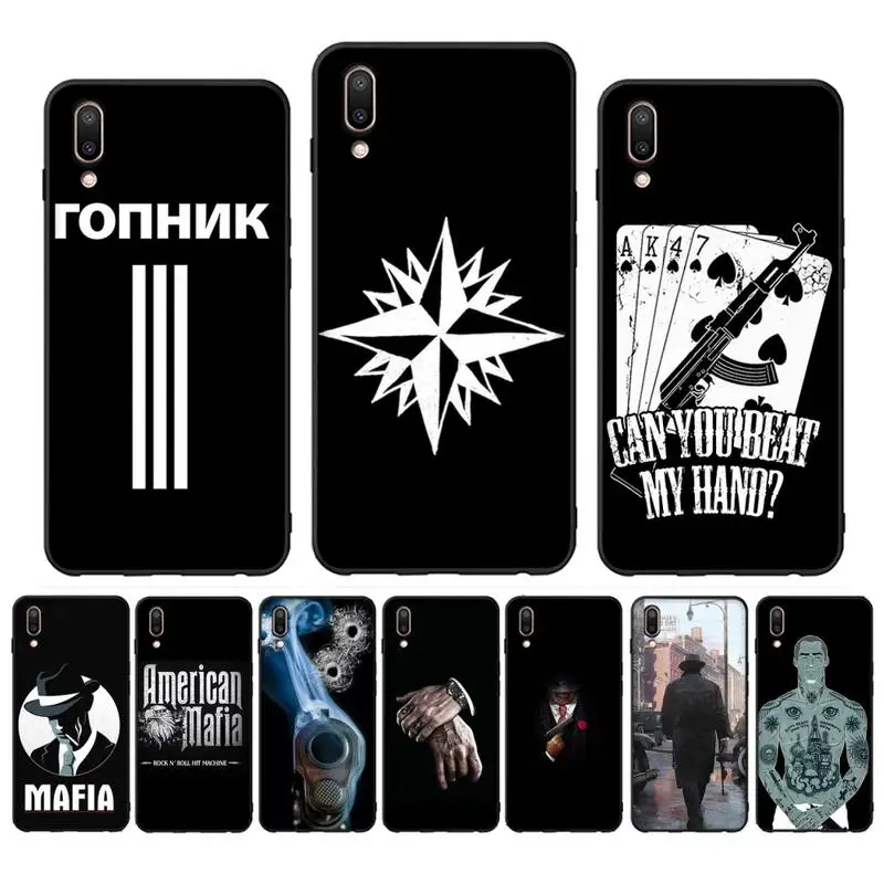 

Russian Mafia Phone Case For Oppo Reno Realme C3 6Pro For vivo Y91C Y17 Y19 Capa
