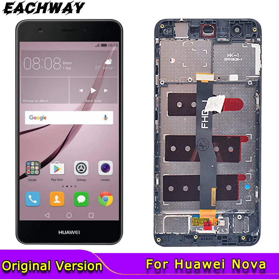 Оригинальный ЖК дисплей для Huawei Nova сенсорный экран дигитайзер CAZ AL10/L11/L12 / L13