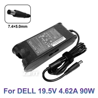 19 5v 4 62a 90w 7 45 0mm ac laptop adapter for dell e4300 e5410 e6320 e6400 e6430 15r n5110 1521 1525 d400 power supply charger