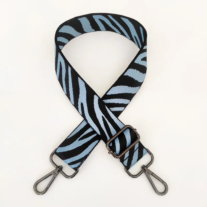 

Zebra-Stripe Shoulder Luggage Bag Handles DIY Handbags Strap Bag Belt Women Adjustable Bag Straps Wide Shoulder Strap Accessory