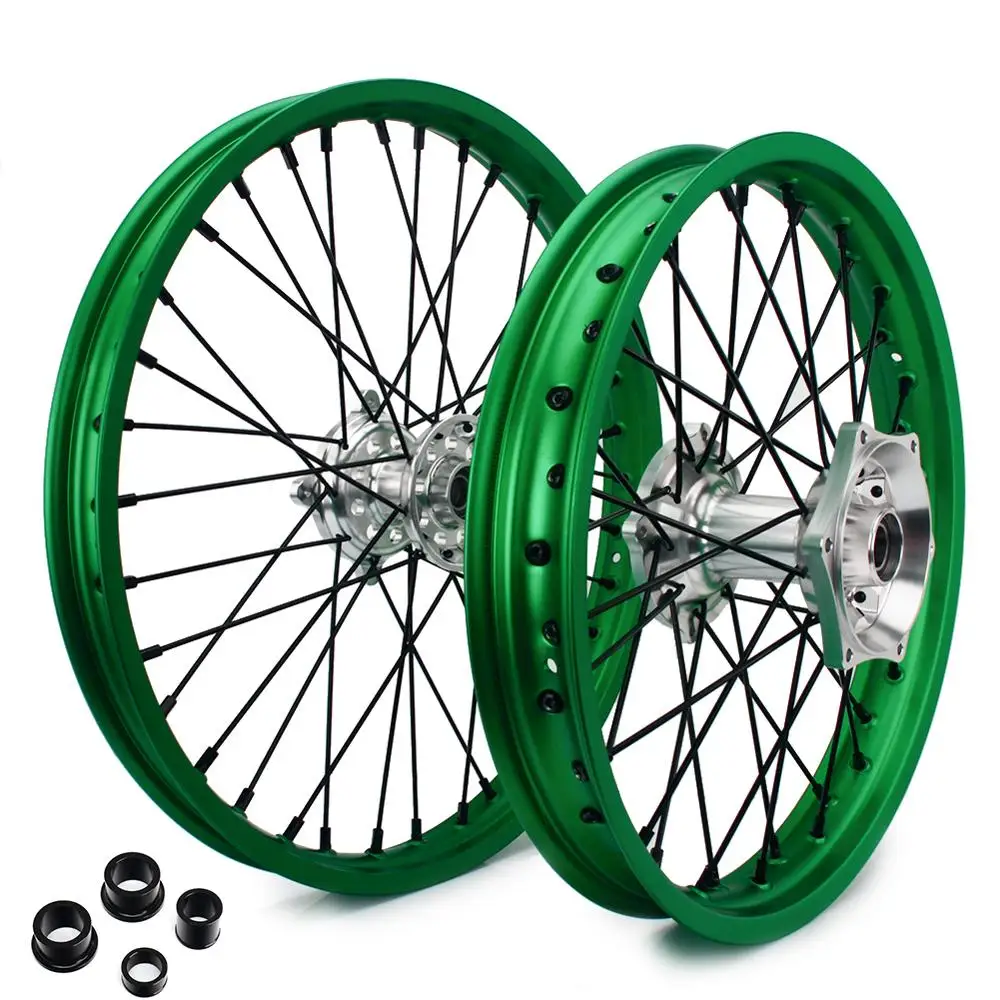 Передние и задние диски BIKINGBOY 21 дюйм 19 дюймов MX ступицы 36 спиц для Kawasaki KX450 KX 450 2019