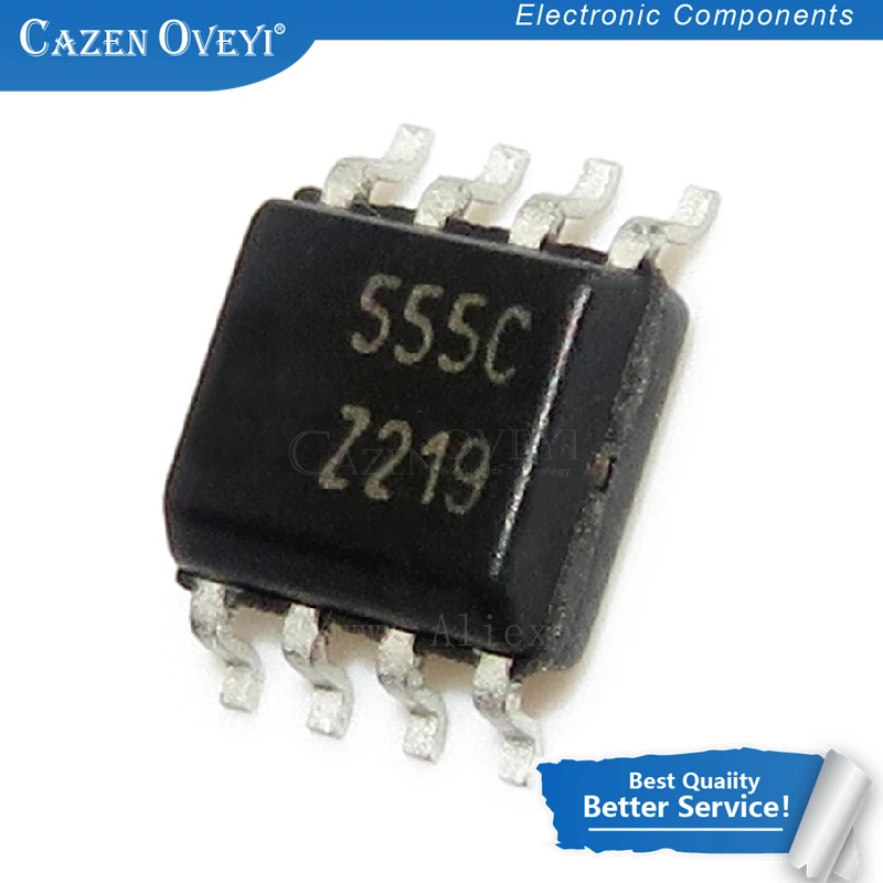 10 шт./лот TS555IDT TS555ID 555 TS555 555I TS55 555ID SOP 8 в наличии|Интегральные схемы| |