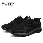 Кроссовки YWEEN мужские на шнуровке, повседневная Легкая удобная дышащая обувь для ходьбы и тенниса