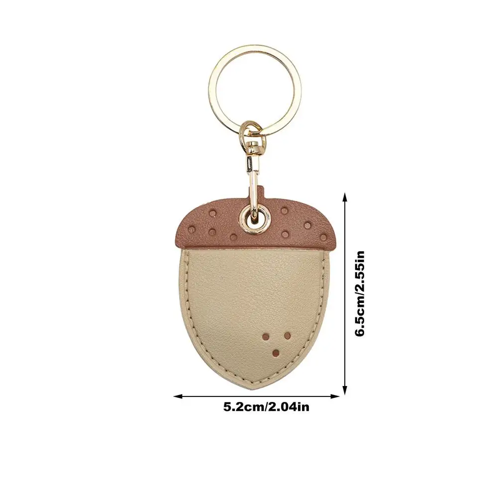 

PU Access Card case Keychain Leather Key Ring Cartoon pattern Card Case bag backpack access card case decoration Keychain