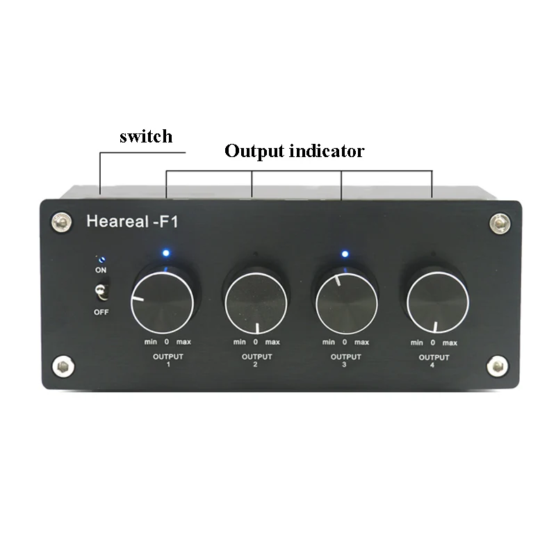 1 вход 4 выхода без потерь звуковая стереосистема переключатель сплиттер 220 В