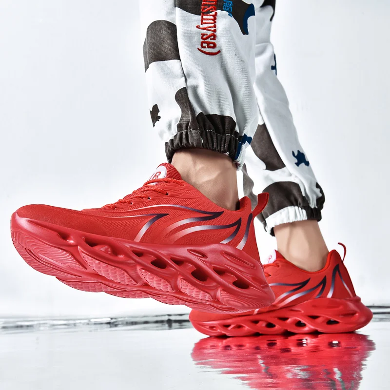 

Мужские кроссовки летние из ЭВА, дышащие флуоресцентные, Спортивная камуфляжная мягкая подошва, плетеные, для бега