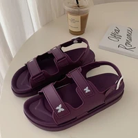 sandals womens platform kawaii slippers female 2021 summer fashion new butterfly flip flops beach casual shoes chaussure femme