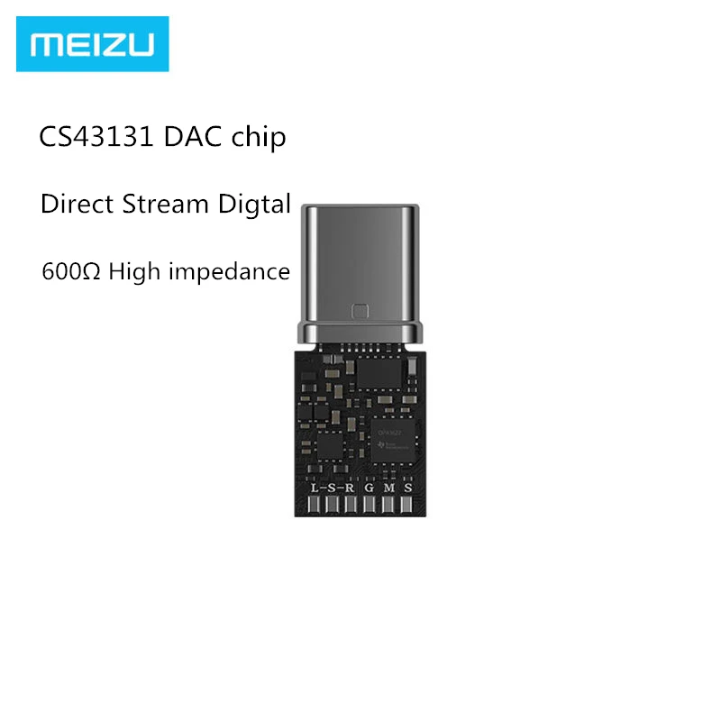 Оригинальный усилитель для наушников Meizu HIFI DAC звука PRO Type C на 3 5 мм супер